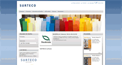 Desktop Screenshot of es.surteco.com